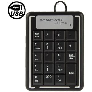 Shoppo Marte USB Non-synchronous Notebook Computer Numeric Keyboard with 19 Keys