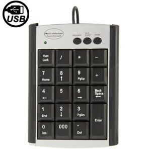Shoppo Marte USB Non-synchronous Notebook Computer Multi Function Keypad with 19 Keys