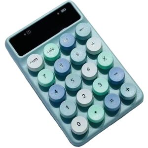 Shoppo Marte Q3 2.4G Mini Wireless Office Digital Keyboard Cash Register Financial Accounting Password Keypad(Blue)