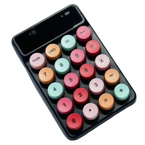 Shoppo Marte Q3 2.4G Mini Wireless Office Digital Keyboard Cash Register Financial Accounting Password Keypad(Black)