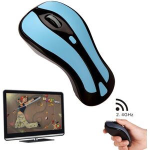 Shoppo Marte PR-01 6D Gyroscope Fly Air Mouse 2.4G USB Receiver 1600 DPI Wireless Optical Mouse for Computer PC Android Smart TV Box (Blue + Black)