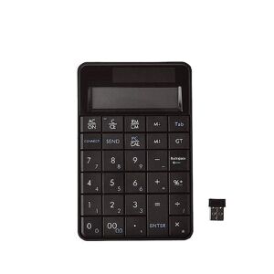 Shoppo Marte MC-56AG 2 in 1 2.4G USB Numeric Wireless Keyboard  & Calculator with LCD Display(Black)