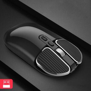 Shoppo Marte M203 2.4Ghz 5 Buttons 1600DPI Wireless Optical Mouse Computer Notebook Office Home Silent Mouse, Style:2.4G(Black)