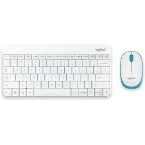 Logitech MK245 Nano Wireless Keyboard Mouse Set (White)