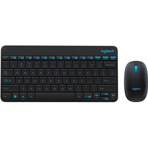 Logitech MK245 Nano Wireless Keyboard Mouse Set (Black)