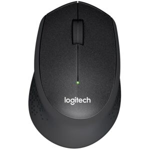 Logitech M330 Wireless Optical Mute Mouse with Micro USB Receiver (Black)