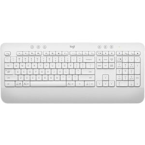 Logitech K650 Wireless Bluetooth Dual Mode Silent Keyboard (White)