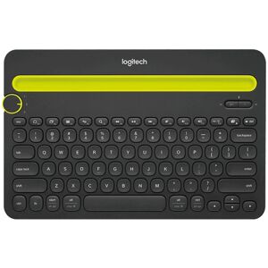 Logitech K480 Multi-device Bluetooth 3.0 Wireless Bluetooth Keyboard with Stand (Black)