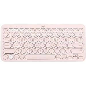 Logitech K380 Portable Multi-Device Wireless Bluetooth Keyboard (Pink)