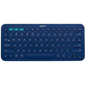 Logitech K380 Portable Multi-Device Wireless Bluetooth Keyboard (Blue)