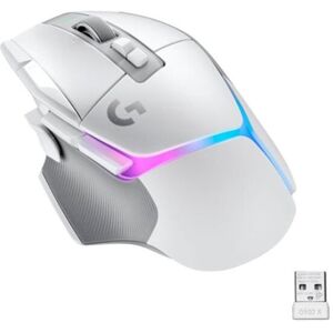 Logitech G502 X Plus 1000DPI Wireless Gaming Mouse with RGB Light (White)