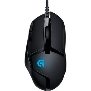 Logitech G402 USB Interface 8-keys 4000DPI Five-speed Adjustable High-speed Tracking Wired Optical Gaming Mouse, Length: 2m (Black)