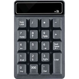 Shoppo Marte K6 19 Key Mini Wireless Bluetooth Digital Keyboard Suspended Mechanical Universal Keypad 4.0(Black)