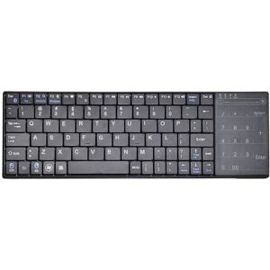 Shoppo Marte K-07 ABS Wireless Chargeable Bluetooth Touch Keyboard(Black)