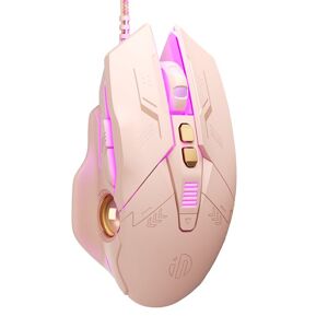 Inphic PW5 Mecha Wired Game Mouse Macro Definition Light Mute Office USB Computer Mouse