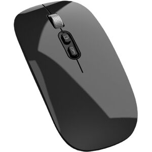 HXSJ M103 1600DPI UV 2.4GHz Wireless Rechargeable Mouse(Black)