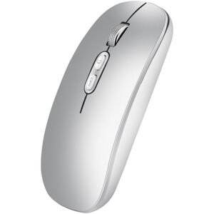 HXSJ M103 1600DPI 2.4GHz Wireless Rechargeable Mouse(Silver)