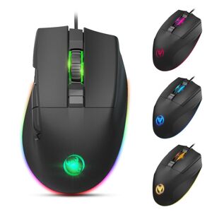 HXSJ A905 8-buttons 7200 DPI Programmable Wired Gaming Mouse, Cable Length: 1.6m