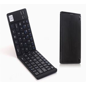 Shoppo Marte F66 Foldable Bluetooth Wireless 66 Keys Keyboard, Support Android / Windows / iOS (Black)