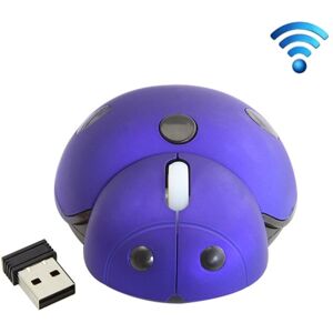 Shoppo Marte CM0184 3000 DPI 3-keys Mini Ladybug 2.4G Wireless Mouse Personalized Wireless Mouse(Blue)