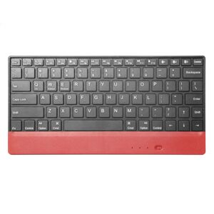 Shoppo Marte B080 Lightweight Wireless Bluetooth Keyboard Tablet Phone Laptop Keypad(Red)