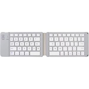 Shoppo Marte B05 USB Charging Portable Mini Folding Bluetooth Wireless Keyboard (White)