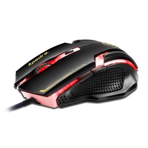 Apedra iMICE A9 High Precision Gaming Mouse LED four color controlled breathing light USB 6 Buttons 3200 DPI Wired Optical Gaming Mouse for Computer P