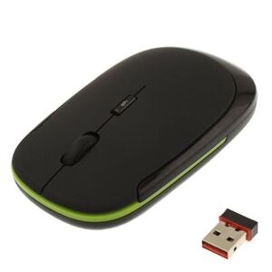 Shoppo Marte 2.4GHz Wireless Ultra-thin Mouse(Black)