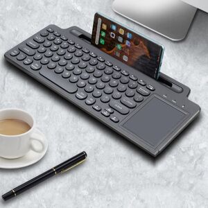 Shoppo Marte 2.4G Bluetooth Wireless Keyboard With Card Slot Bracket With Touchpad