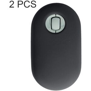 Shoppo Marte 2 PCS Silicone Dustproof Wireless Mouse Protective Case For Logitech Pebble(Black)