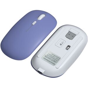 Shoppo Marte 1600dpi Bluetooth 2.4G Wireless Dual Mode Mouse(Purple)