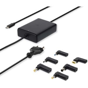 Nedis notebook-adapter   GaN   65 W   5 / 9 / 12 / 15 / 20 V DC   2.4 / 3.0 / 3.25 A   Brugt til: Notebook / Smartphone / Tablet   Euro / Type-C (CEE 7/16)