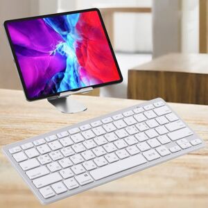 Shoppo Marte WB-8022 Ultra-thin Wireless Bluetooth Keyboard for iPad, Samsung, Huawei, Xiaomi, Tablet PCs or Smartphones, Ko Language Keys(Silver)