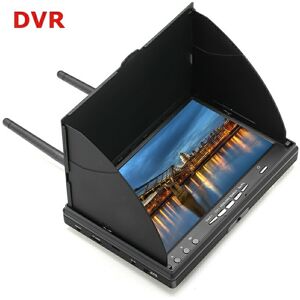 High Discount LCD5802D 5802 5.8G 40CH 7Inch FPV skærm med DVR Build-in batteri video skærm antenne AV Kabel Charger Set med DVR_U.S. forordninger