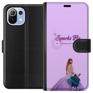 Generic Xiaomi Mi 11 Lite Tegnebogsetui Taylor Swift - Sparks Fly