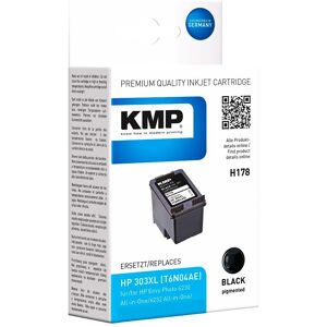 Kmp Med Hp T H178 Compatible 6n04ae 303xl Blæk Cartrige Sort