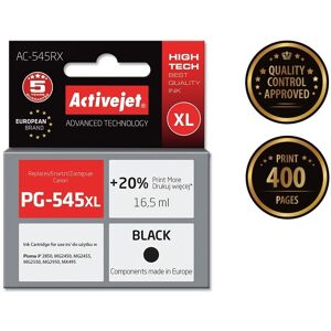 Activejet AC-545RX blæk (erstatning for Canon PG-545XL; Premium; 16,5 ml; 400 sider, sort)