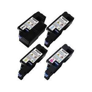 Kompatibel - Dell 1250 / 1350 / 1355 combo pack 4 stk lasertoner - BK/C/M/Y 3200 sider