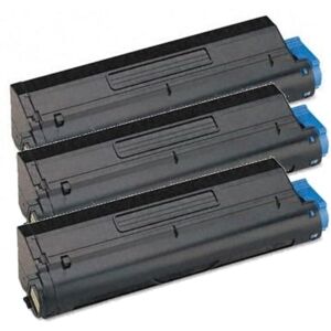 Kompatibel - OKI B410 BK combo pack 3 stk Toner - 43979102 - Sort 10500 sider