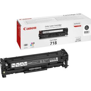 Canon Toner 718 - Sort - Kapacitet: 3.400 sider (2662B002)