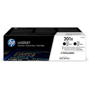 Original toner HP 201X Sort (2 enheder)