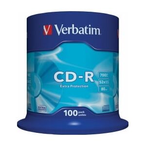 Verbatim CD-R80 700MB/ 52x/ Extra Protection/ 100pack/ spindle