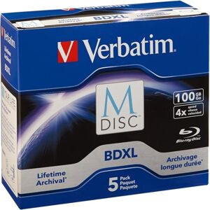 Verbatim BD-R M-disc Single Layer 4X Scratchguard surface