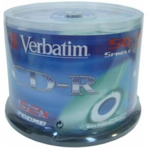 CD-R Verbatim 43351 52x 700 MB (50 enheder)