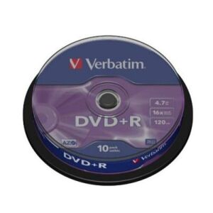 DVD + R Verbatim DVD+R Matt Silver 4.7 GB 16x 10 pcs