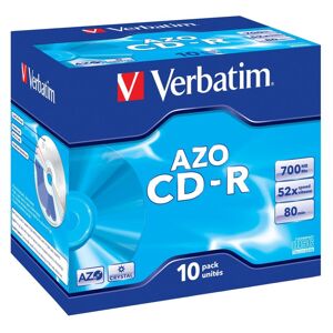 CD-R Verbatim CD-R AZO Crystal 700 MB (10 enheder)