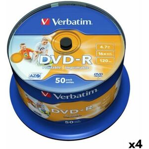 DVD-R Verbatim 4,7 GB 16x (4 enheder)