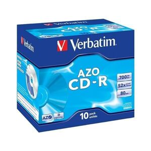 CD-R Verbatim Crystal 10 enheder 700 MB 52x