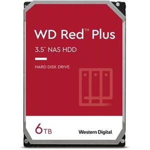 Western Digital NAS Hard Drive   WD60EFPX   5400 RPM   6000 GB   256 MB