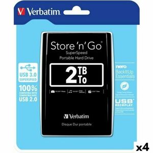 Ekstern harddisk Verbatim Store n Go 2 TB